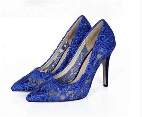 royal blue trendy shoes